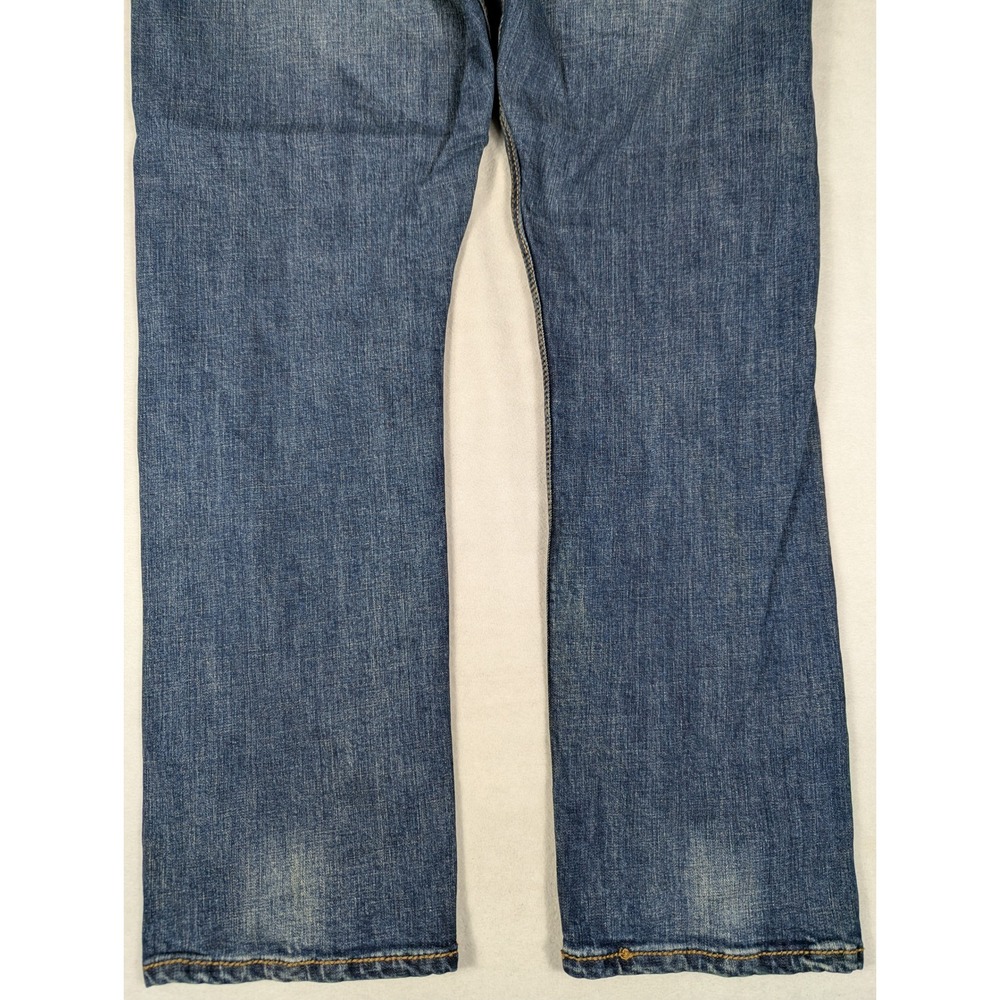 Wrangler Retro Mens Slim Straight Leg Jeans Blue Medium Wash 36 10WLT88BZ - Picture 6 of 7